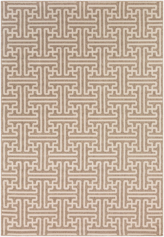 Alfombra tejida a máquina para interior y exterior Alfresco ALF-9599 de 7' x 10'