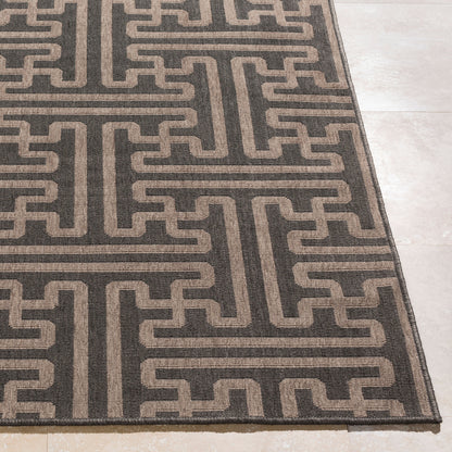 Alfombra tejida a máquina para interior y exterior Alfresco ALF-9604 de 1,83 m x 2,74 m