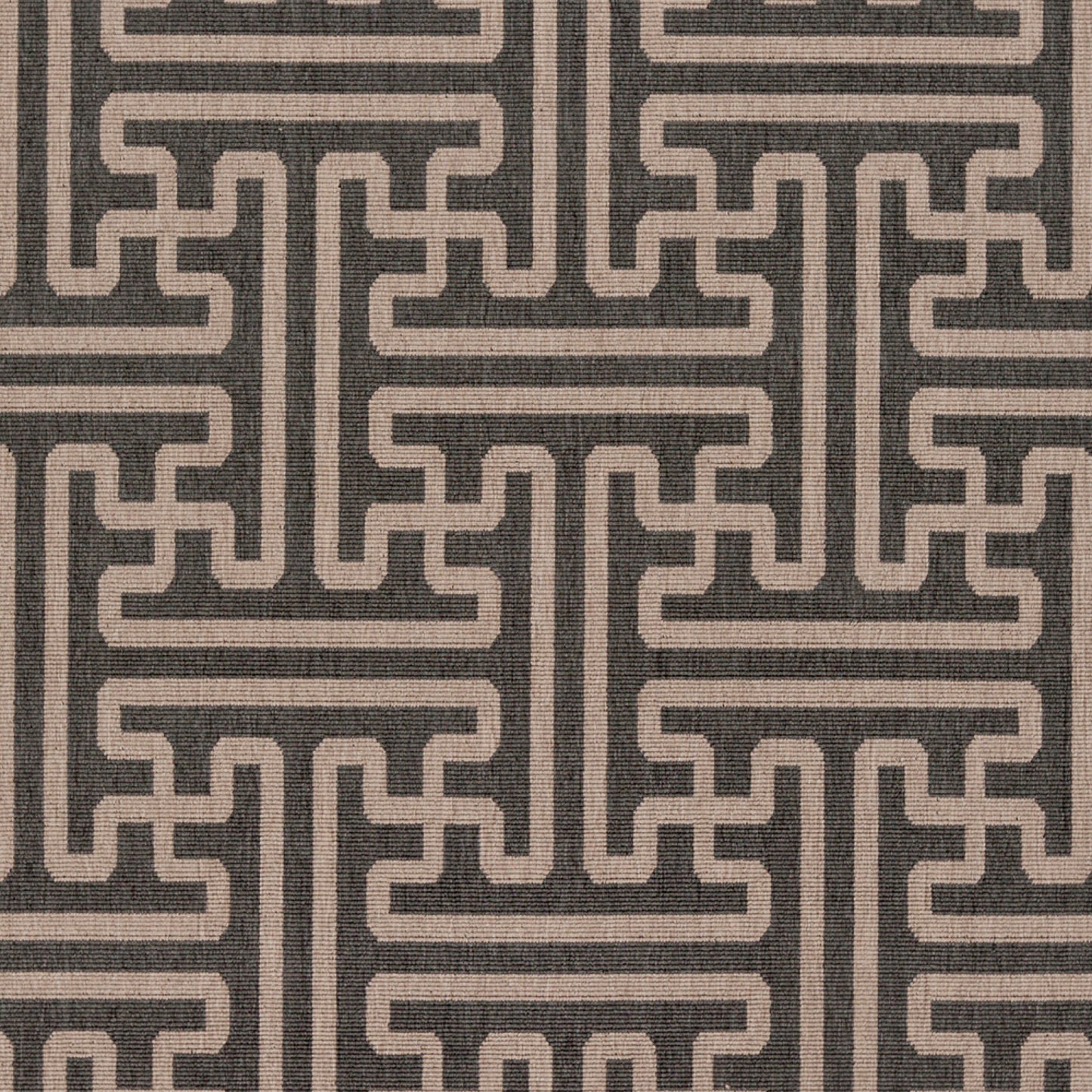 Alfombra redonda tejida a máquina Alfresco ALF-9604 de 2,13 m para interior y exterior