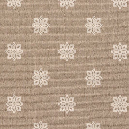 Alfombra decorativa tejida a máquina Alfresco ALF-9607 de 2' x 4' para interiores y exteriores