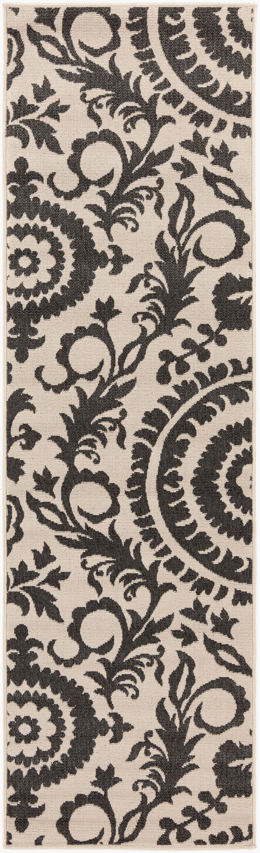 Alfresco ALF-9612 8ft Runner Machine Woven Indoor/Outdoor Runner Rug