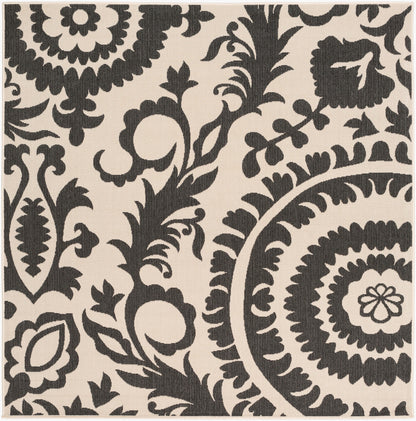 Alfresco ALF-9612 7ft Square Machine Woven Indoor/Outdoor Area Rug