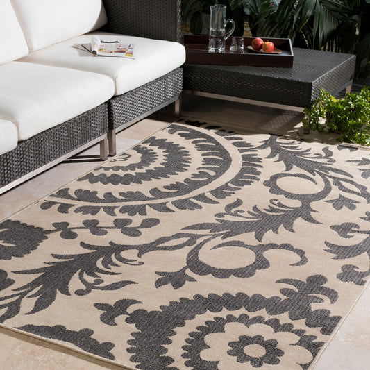 Alfresco ALF-9612 8ft Runner Machine Woven Indoor/Outdoor Runner Rug