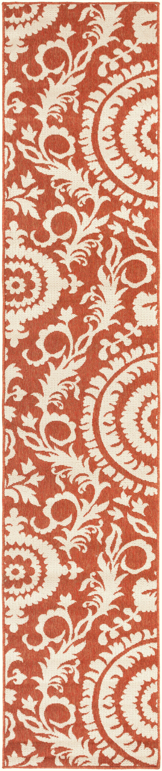 Alfresco ALF-9613 8ft Runner Machine Woven Indoor/Outdoor Runner Rug