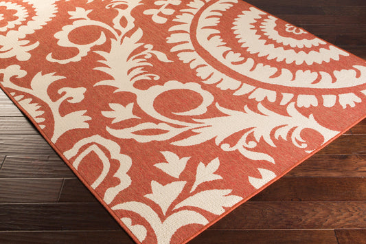 Alfresco ALF-9613 7ft Square Machine Woven Indoor/Outdoor Area Rug