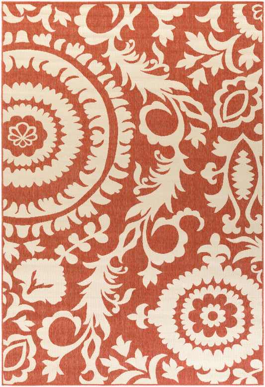 Alfresco ALF-9613 7' x 10' Machine Woven Indoor/Outdoor Area Rug