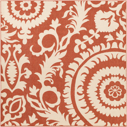 Alfresco ALF-9613 9ft Square Machine Woven Indoor/Outdoor Area Rug