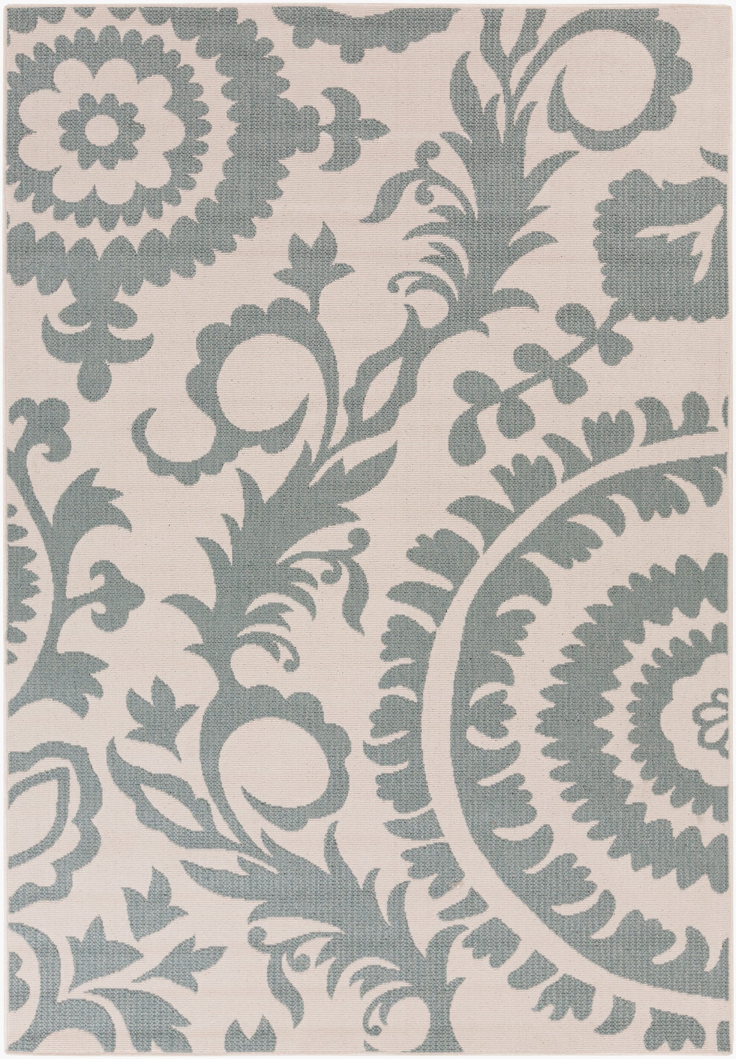 Alfresco ALF-9614 2' x 4' Machine Woven Indoor/Outdoor Accent Rug