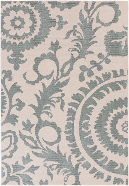 Alfresco ALF-9614 2' x 4' Machine Woven Indoor/Outdoor Accent Rug