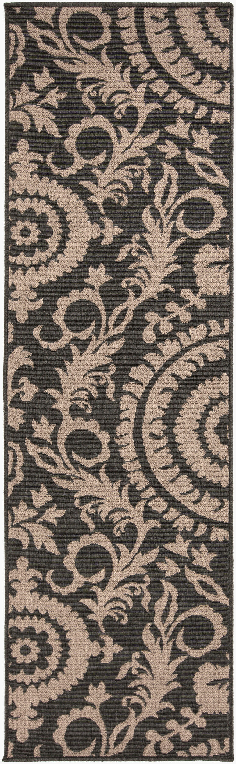 Alfresco ALF-9615 8ft Runner Machine Woven Indoor/Outdoor Runner Rug