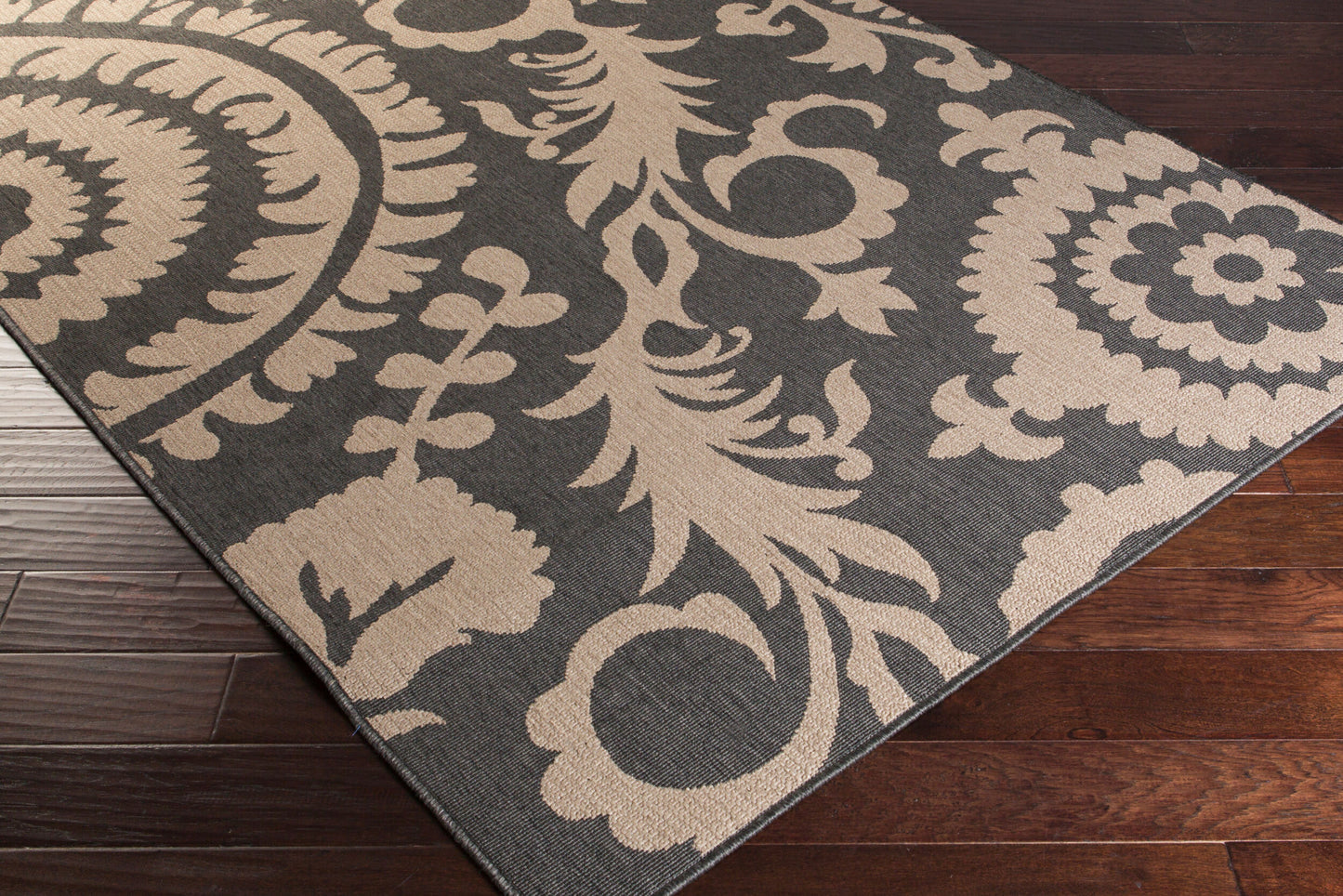 Alfresco ALF-9615 2' x 4' Machine Woven Indoor/Outdoor Accent Rug