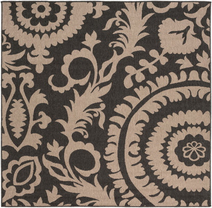 Alfresco ALF-9615 7ft Square Machine Woven Indoor/Outdoor Area Rug