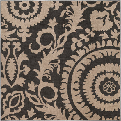 Alfresco ALF-9615 9ft Square Machine Woven Indoor/Outdoor Area Rug