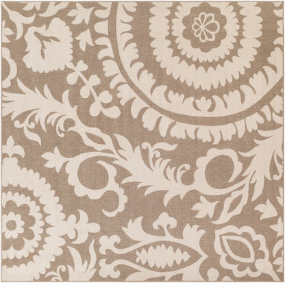 Alfresco ALF-9616 9ft Square Machine Woven Indoor/Outdoor Area Rug