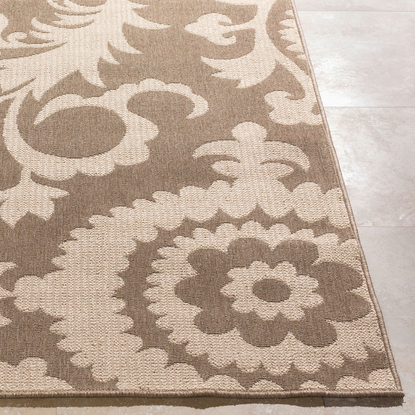 Alfresco ALF-9616 2' x 4' Machine Woven Indoor/Outdoor Accent Rug