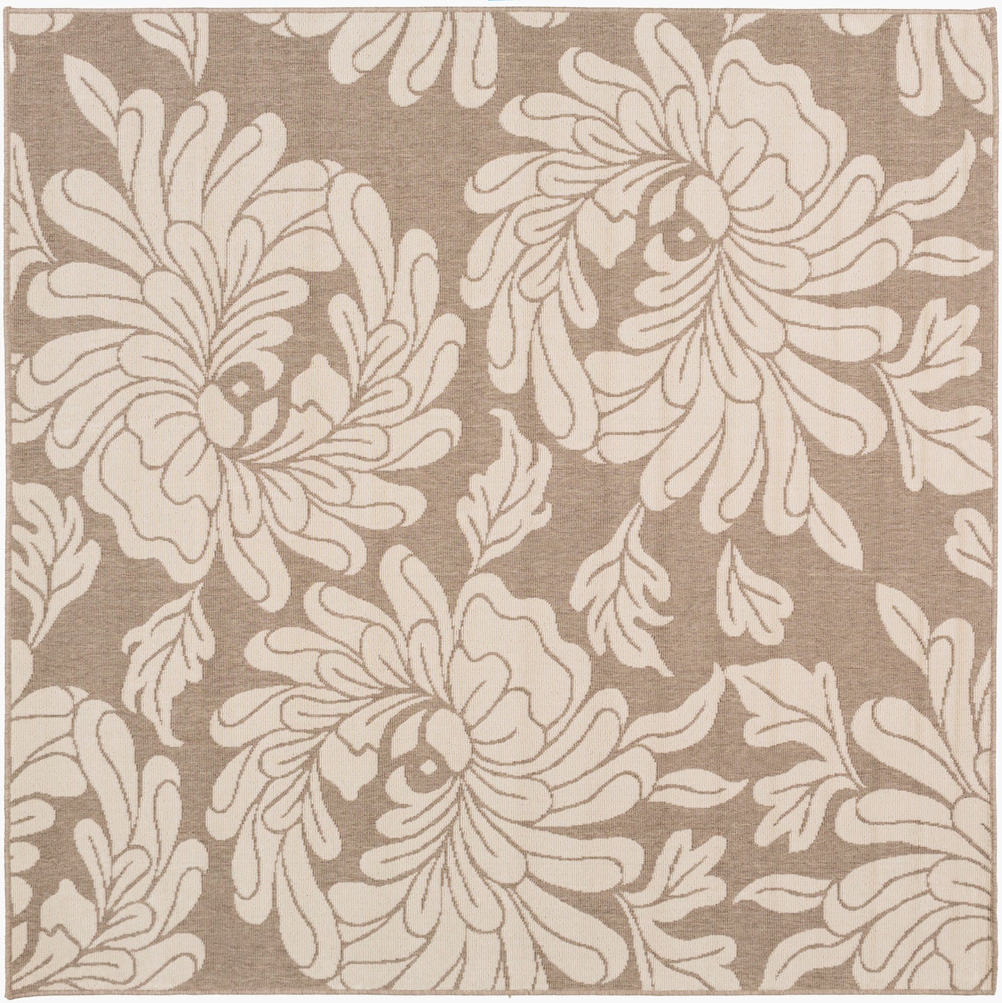 Alfresco ALF-9623 9ft Square Machine Woven Indoor/Outdoor Area Rug