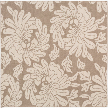 Alfresco ALF-9623 9ft Square Machine Woven Indoor/Outdoor Area Rug
