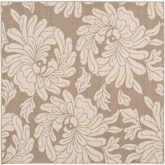 Alfresco ALF-9623 9ft Square Machine Woven Indoor/Outdoor Area Rug