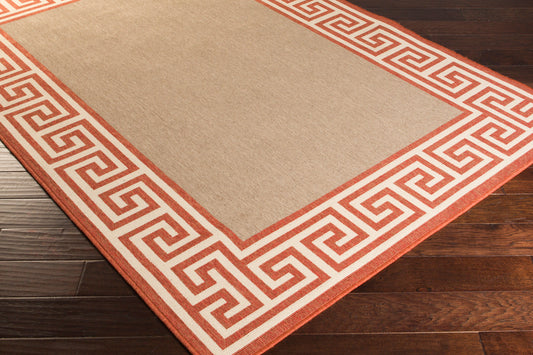 Alfresco ALF-9628 7ft Square Machine Woven Indoor/Outdoor Area Rug
