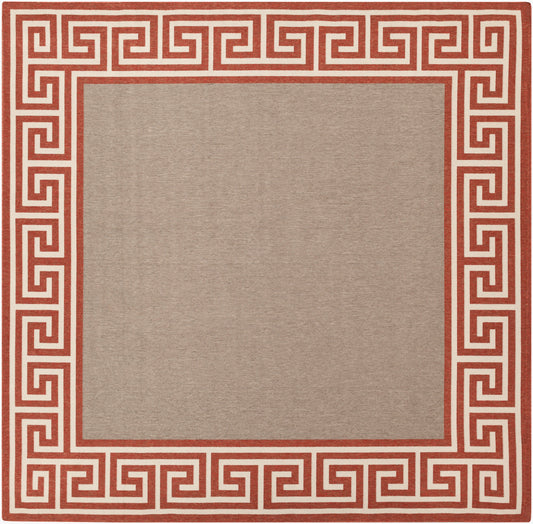 Alfresco ALF-9628 9ft Square Machine Woven Indoor/Outdoor Area Rug