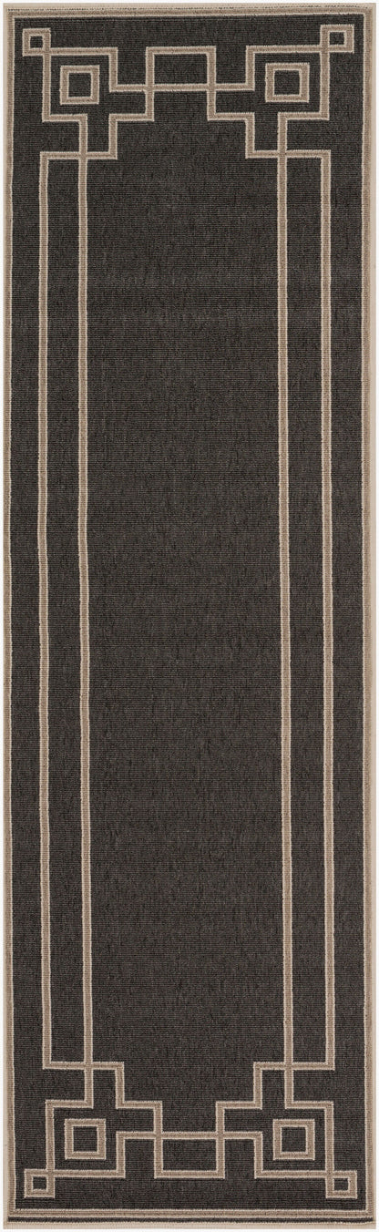 Alfombra Alfresco ALF-9630 de 2,4 m, tejida a máquina, para interior y exterior