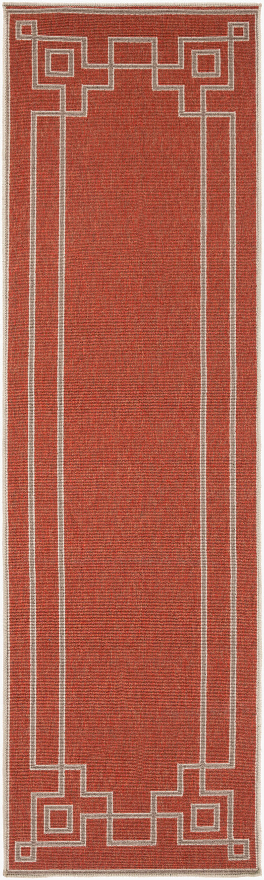 Alfombra Alfresco ALF-9631 de 2,4 m, tejida a máquina, para interior y exterior