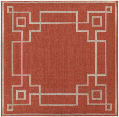 Alfresco ALF-9631 9ft Square Machine Woven Indoor/Outdoor Area Rug