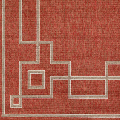 Alfresco ALF-9631 7ft Square Machine Woven Indoor/Outdoor Area Rug
