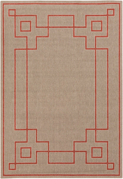 Alfresco ALF-9633 8ft Runner Machine Woven Indoor/Outdoor Runner Rug