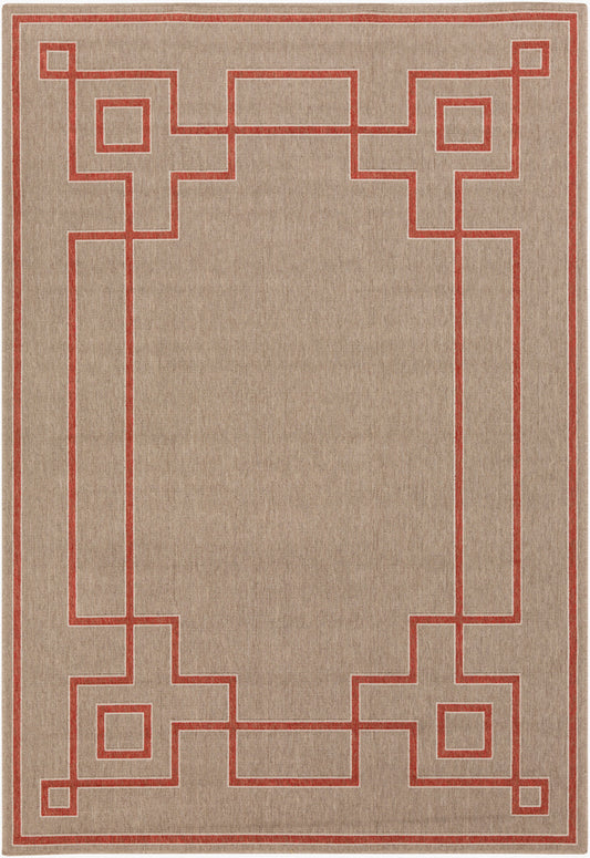 Alfresco ALF-9633 8ft Runner Machine Woven Indoor/Outdoor Runner Rug