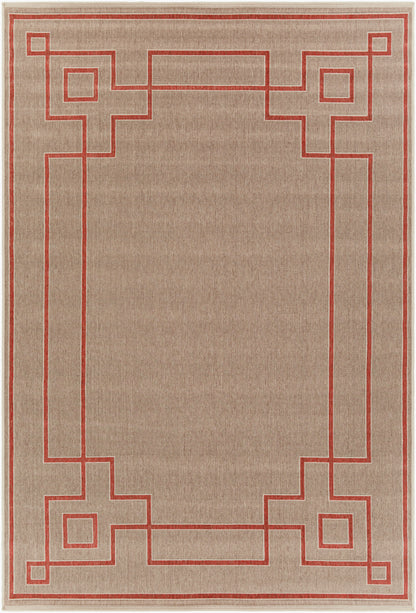 Alfombra tejida a máquina para interior y exterior Alfresco ALF-9633 de 2,13 m x 3,05 m