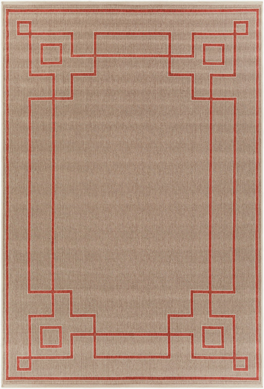Alfombra tejida a máquina para interior y exterior Alfresco ALF-9633 de 2,13 m x 3,05 m