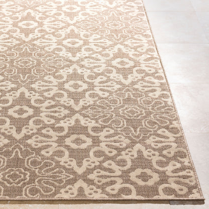 Alfresco ALF-9635 9ft Square Machine Woven Indoor/Outdoor Area Rug