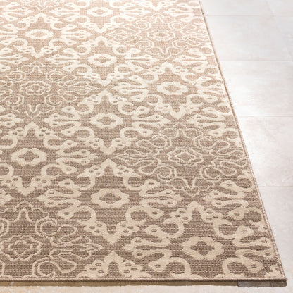 Alfombra Alfresco ALF-9635 de 2,4 m, tejida a máquina, para interior y exterior