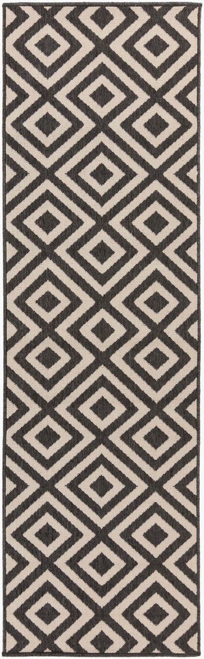 Alfombra Alfresco ALF-9639 de 2,4 m, tejida a máquina, para interior y exterior
