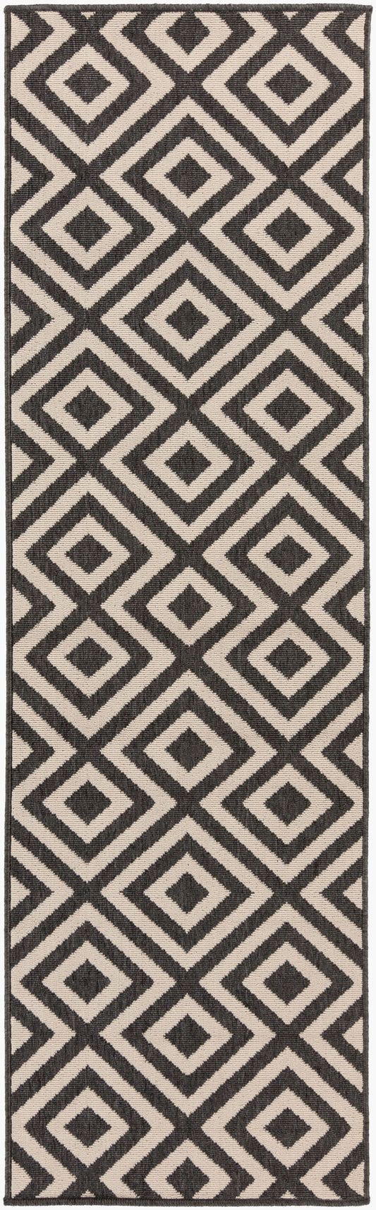 Alfombra Alfresco ALF-9639 de 2,4 m, tejida a máquina, para interior y exterior