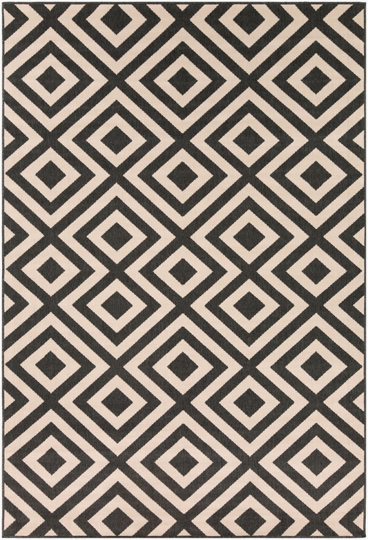 Alfombra tejida a máquina para interior y exterior Alfresco ALF-9639 de 2,13 m x 3,05 m