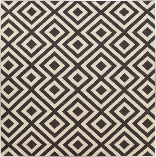 Alfresco ALF-9639 9ft Square Machine Woven Indoor/Outdoor Area Rug