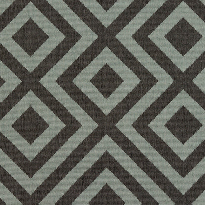 Alfombra redonda tejida a máquina Alfresco ALF-9640 de 2,7 m para interior y exterior