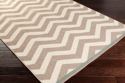 Alfombra redonda tejida a máquina Alfresco ALF-9645 de 2,13 m para interior y exterior