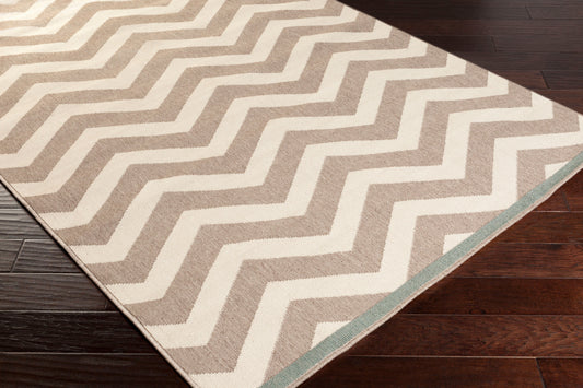 Alfresco ALF-9645 9ft Round Machine Woven Indoor/Outdoor Area Rug
