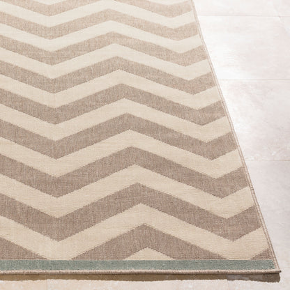 Alfresco ALF-9645 12ft Runner Machine Woven Indoor/Outdoor Runner Rug