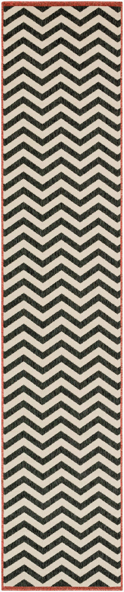 Alfresco ALF-9646 12ft Runner Machine Woven Indoor/Outdoor Runner Rug
