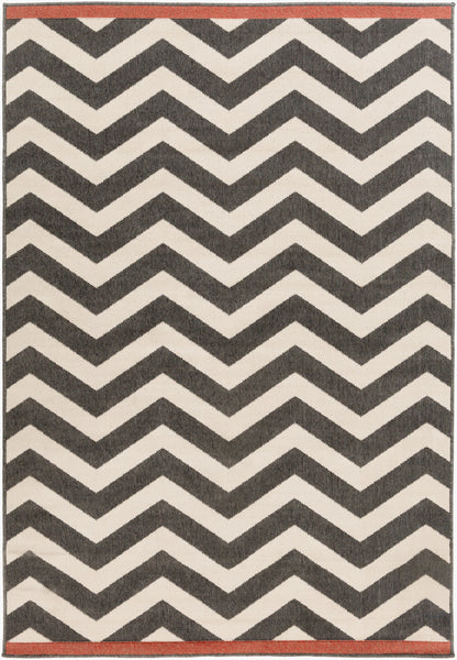 Alfresco ALF-9646 2' x 4' Machine Woven Indoor/Outdoor Accent Rug