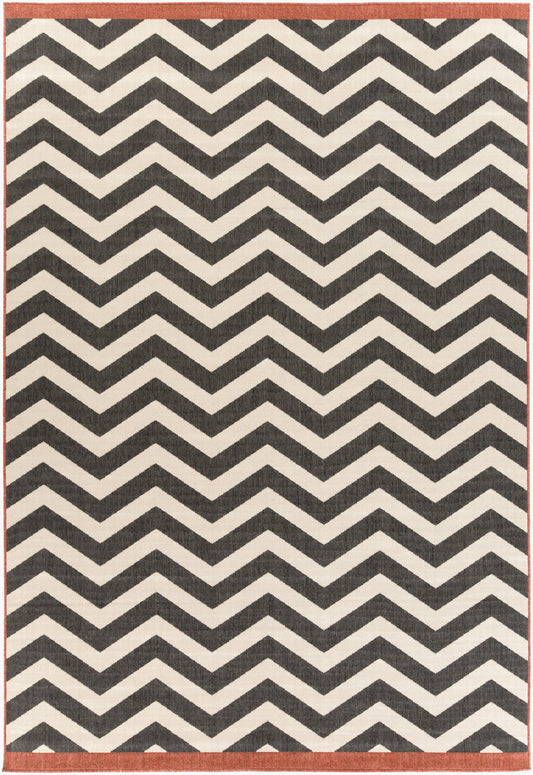 Alfresco ALF-9646 7' x 10' Machine Woven Indoor/Outdoor Area Rug