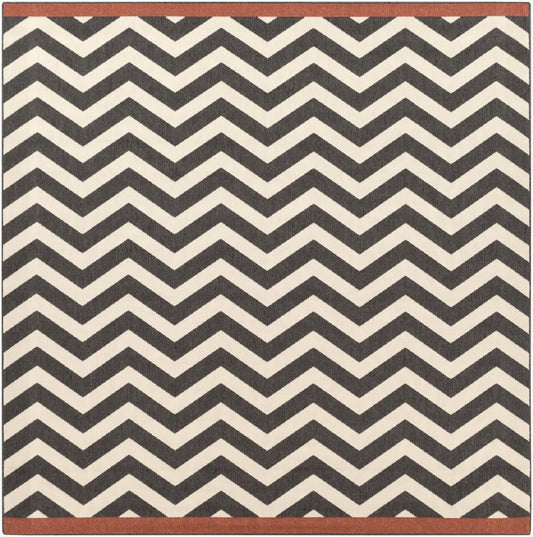 Alfresco ALF-9646 9ft Square Machine Woven Indoor/Outdoor Area Rug