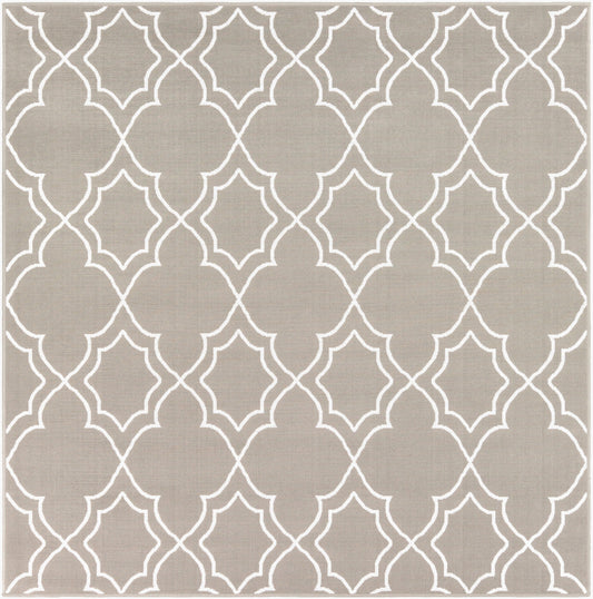 Alfresco ALF-9651 7ft Square Machine Woven Indoor/Outdoor Area Rug