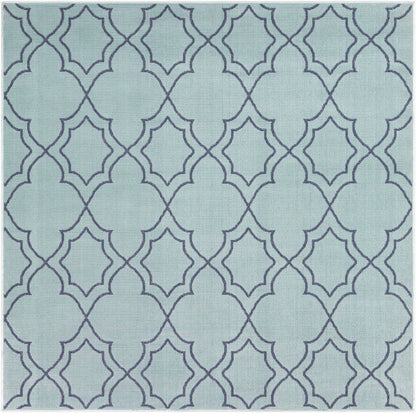 Alfresco ALF-9652 9ft Square Machine Woven Indoor/Outdoor Area Rug