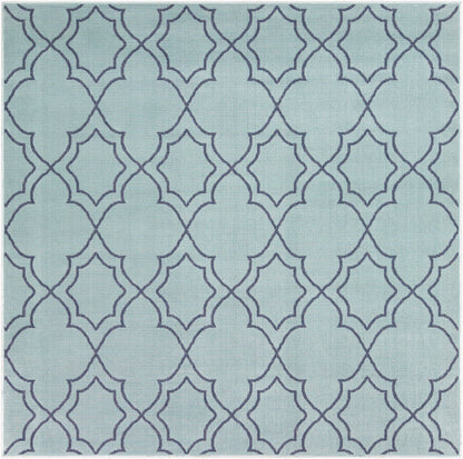 Alfresco ALF-9652 7ft Square Machine Woven Indoor/Outdoor Area Rug