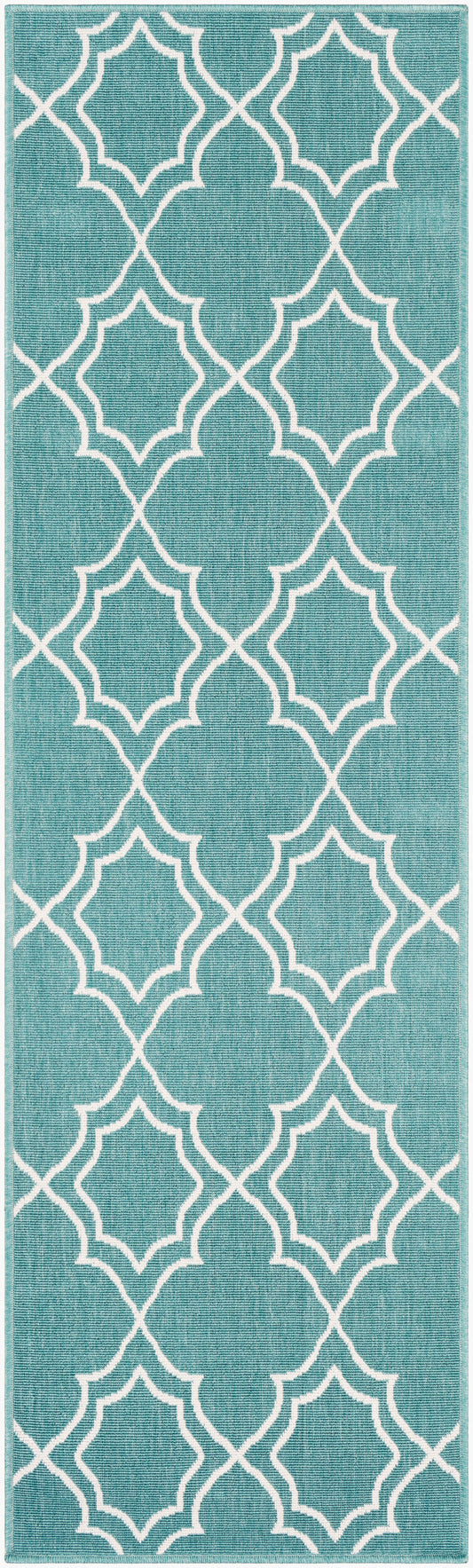 Alfresco ALF-9653 8ft Runner Machine Woven Indoor/Outdoor Runner Rug